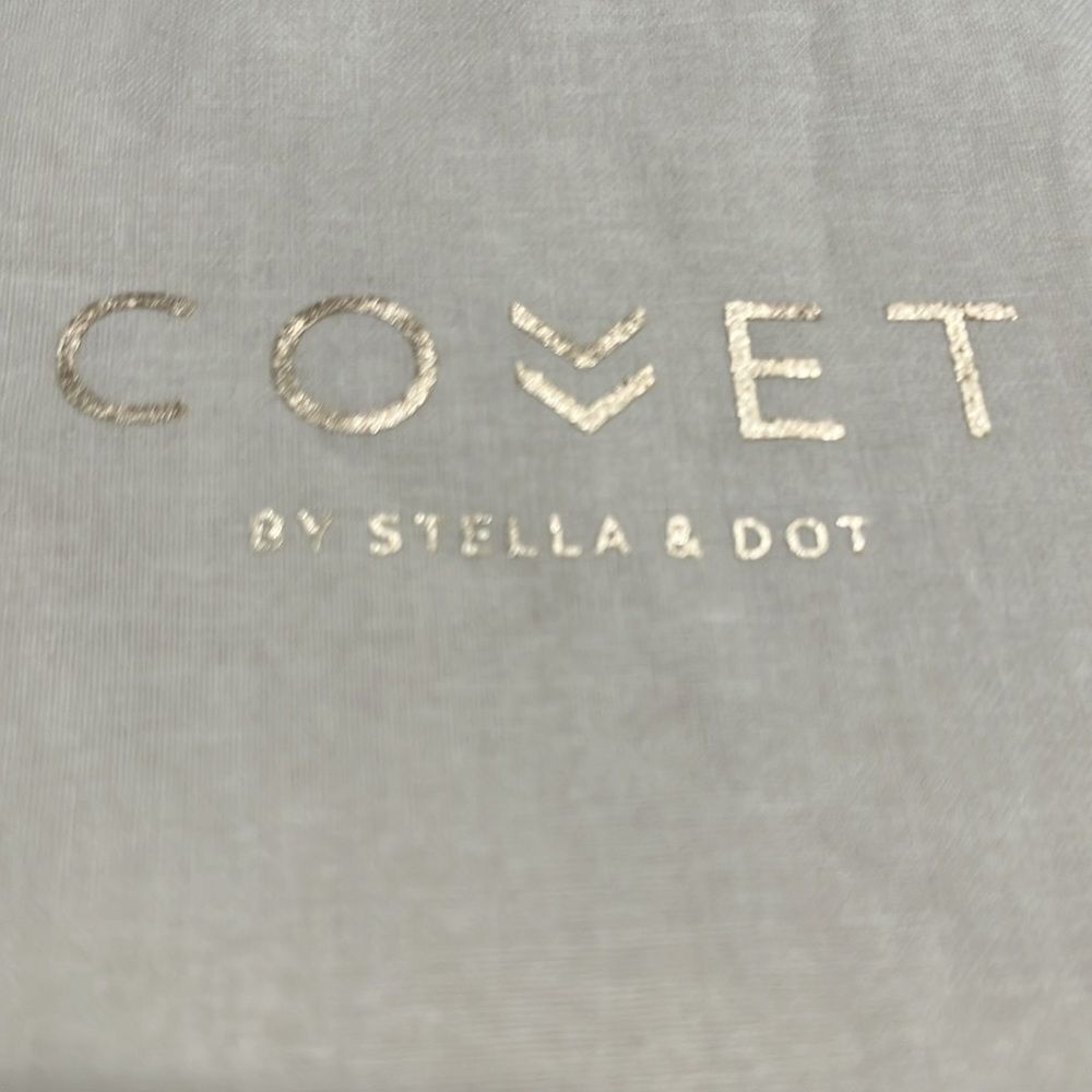 Stella & Dot COVET Highline leather suede mini crossbody purse black ($159) - Picture 5 of 16